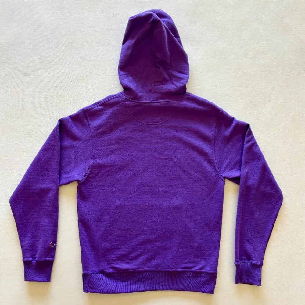 Unisex Champion Purple “Team Up” Hoodie Set Size S & M Matching Bundle - Picture 9 of 15